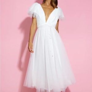 Hello Molly White Tulle Dress